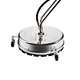Professional floor cleaning unit with smooth caster wheels